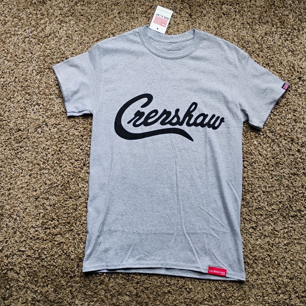 NWT Crenshaw t shirt, size S. Grey And Black Holiday Gift - Picture 2 of 4